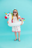 Unicorn Magic Pom Pom Dress - Aaria Tees Aaria Tees