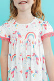 Unicorn Magic Pom Pom Dress - Aaria Tees Aaria Tees