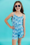 Island Time Strappy Play Romper - Aaria Tees Aaria Tees