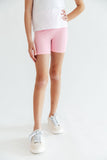 Bubblegum Pink Twirl Shorts Aaria Tees