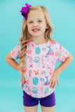 Under the Sea Ruffle Pocket Tee - Aaria Tees Aaria Tees
