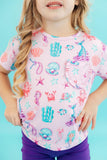 Under the Sea Ruffle Pocket Tee - Aaria Tees Aaria Tees