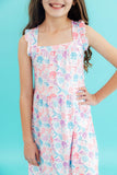 Mermaid Tails Ruffle Cross Back Dress - Aaria Tees Aaria Tees
