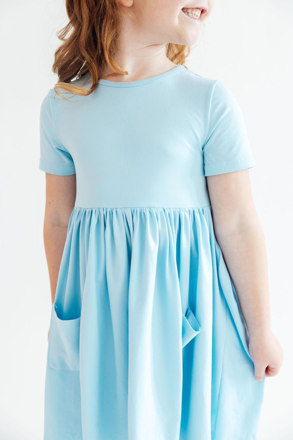 Bluebird S/S Pocket Twirl Dress - Aaria Tees