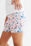 Morning Meadows Twirl Shorts - Aaria Tees Aaria Tees