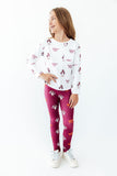 Virginia Tech Maroon Hokie Leggings - Aaria Tees Aaria Tees