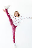 Virginia Tech Maroon Hokie Leggings - Aaria Tees Aaria Tees