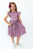 Virginia Tech Plaid Hokie Flutter Twirl Dress - Aaria Tees Aaria Tees