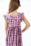 Virginia Tech Plaid Hokie Flutter Twirl Dress - Aaria Tees Aaria Tees