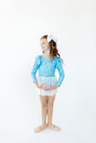 Snow Day L/S Twirl Leotard - Aaria Tees Aaria Tees