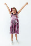 Virginia Tech Plaid Hokie Flutter Twirl Dress - Aaria Tees Aaria Tees
