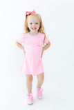 Bubblegum Pink T-Shirt Dress - Aaria Tees Aaria Tees