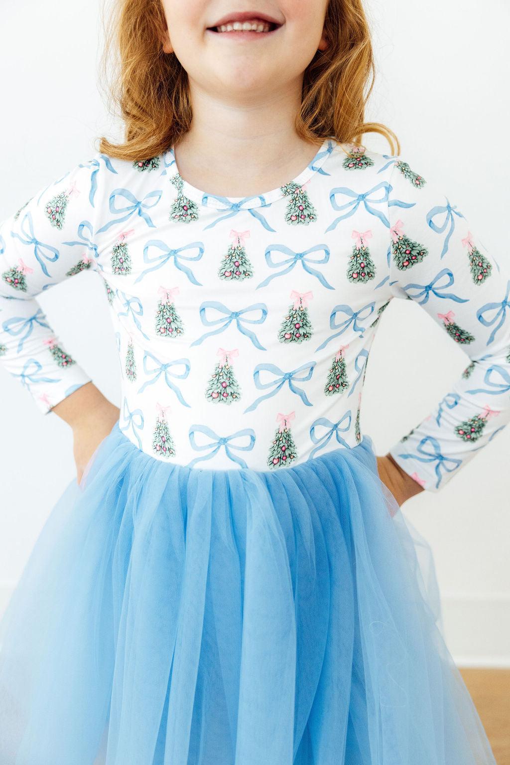 Coquette Christmas L/S Tutu Dress - Aaria Tees Aaria Tees