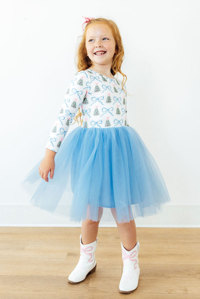 Coquette Christmas L/S Tutu Dress - Aaria Tees Aaria Tees