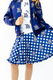 Montana State University Plaid Bobcat Ruffle Twirl Skort - Aaria Tees Aaria Tees