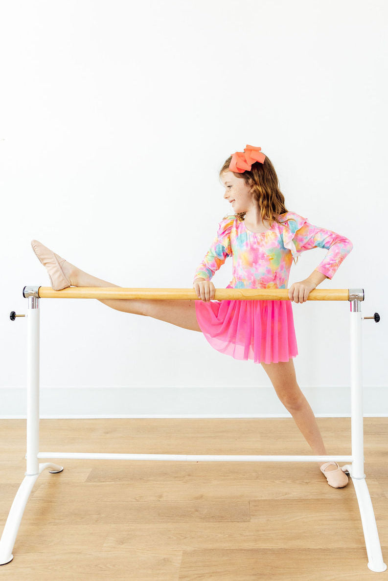 Swirly Whirly L/S Twirl Leotard - Aaria Tees Aaria Tees