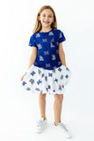 Montana State University White Bobcat Ruffle Twirl Skort - Aaria Tees Aaria Tees