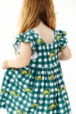 North Dakota State University Plaid Bison Flutter Twirl Dress - Aaria Tees Aaria Tees
