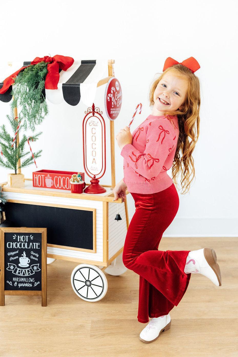 Bow So Sweet Sweater - Aaria Tees Aaria Tees