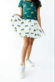 North Dakota State University White Bison Ruffle Twirl Skort - Aaria Tees Aaria Tees