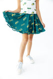 North Dakota State University Green Bison Ruffle Twirl Skort - Aaria Tees Aaria Tees
