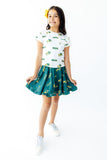 North Dakota State University White Bison Ruffle Pocket Tee - Aaria Tees Aaria Tees