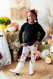 Tied with a Boo Leggings - Aaria Tees Aaria Tees