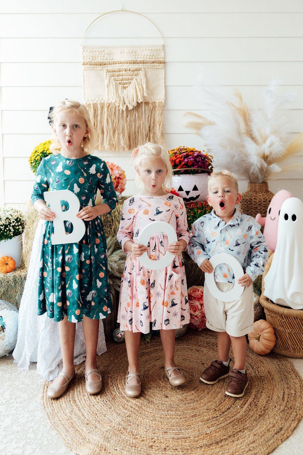 Spooky Season L/S Polo - Aaria Tees Aaria Tees