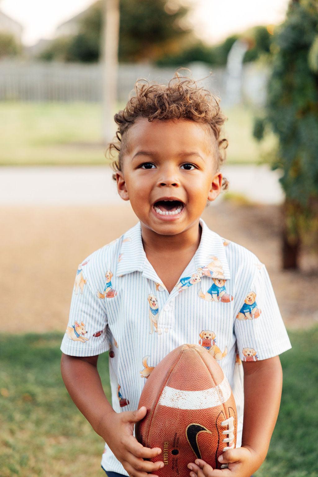 Boys Quarter-Bark S/S Polo - Aaria Tees Aaria Tees