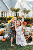 Fall Stripes 3/4 Sleeve Pocket Twirl Dress - Aaria Tees Aaria Tees
