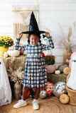 Plaid Pumpkins L/S Pocket Twirl Dress - Aaria Tees Aaria Tees