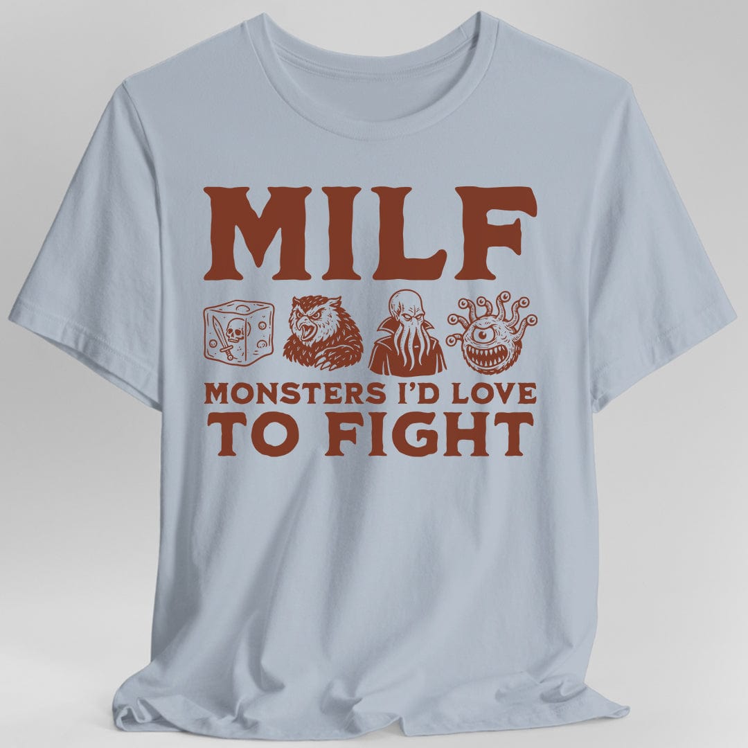 MILF – Monsters I’d Love to Fight Funny D&D T-Shirt - Aaria Tees Aaria Tees