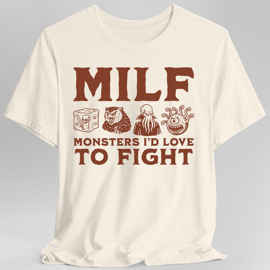 MILF – Monsters I’d Love to Fight Funny D&D T-Shirt - Aaria Tees