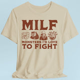 MILF – Monsters I’d Love to Fight Funny D&D T-Shirt - Aaria Tees Aaria Tees