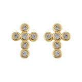 Mimi Mini Cross Earrings Aaria Tees