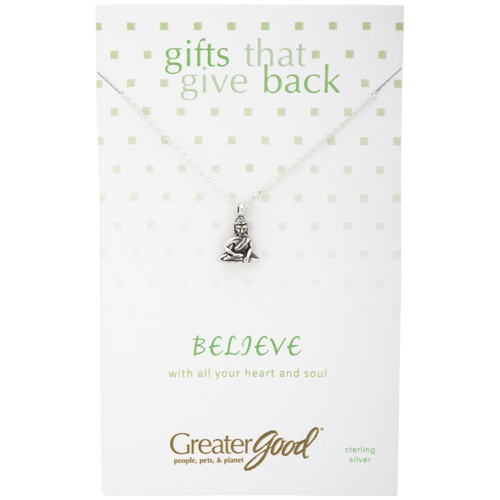 Mindful Living Sterling Necklace - Aaria Tees Aaria Tees