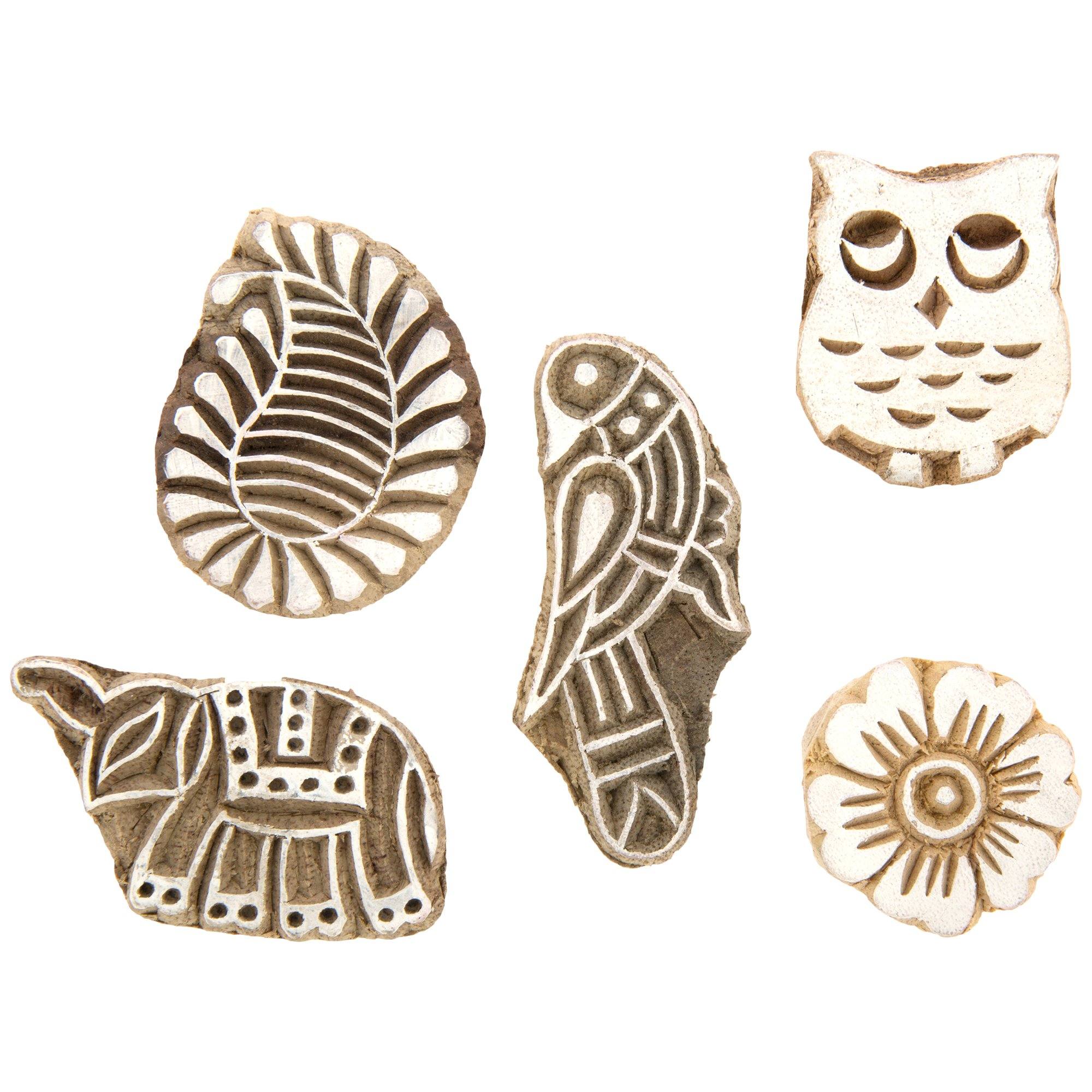 Mini Block Print Stamps Set - Aaria Tees Aaria Tees