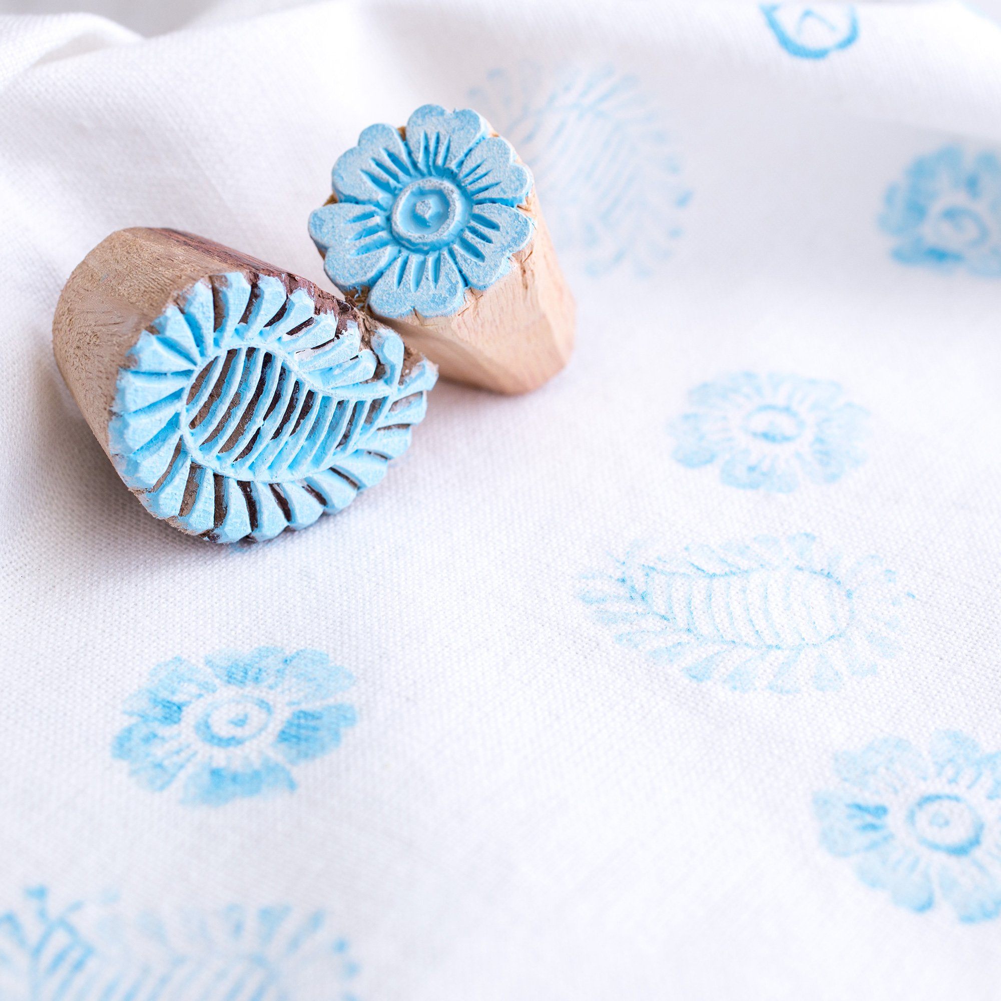 Mini Block Print Stamps Set - Aaria Tees Aaria Tees