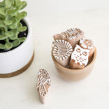 Mini Block Print Stamps Set - Aaria Tees Aaria Tees