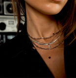 Mini Cross Necklace Aaria Tees