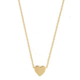 Mini Heart Necklace Aaria Tees
