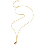 Mini Lock Necklace Aaria Tees