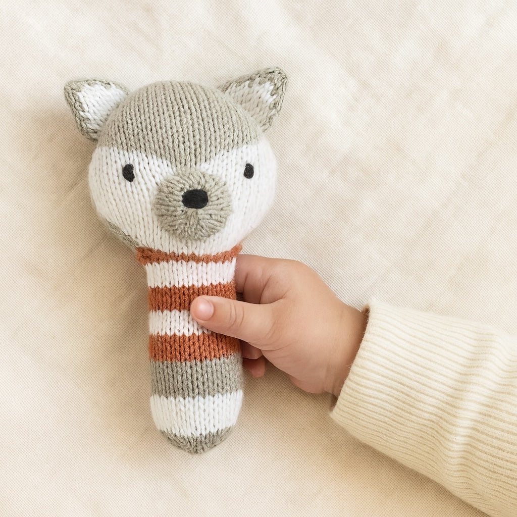 mini rattle | finley the fox - Aaria Tees Aaria Tees