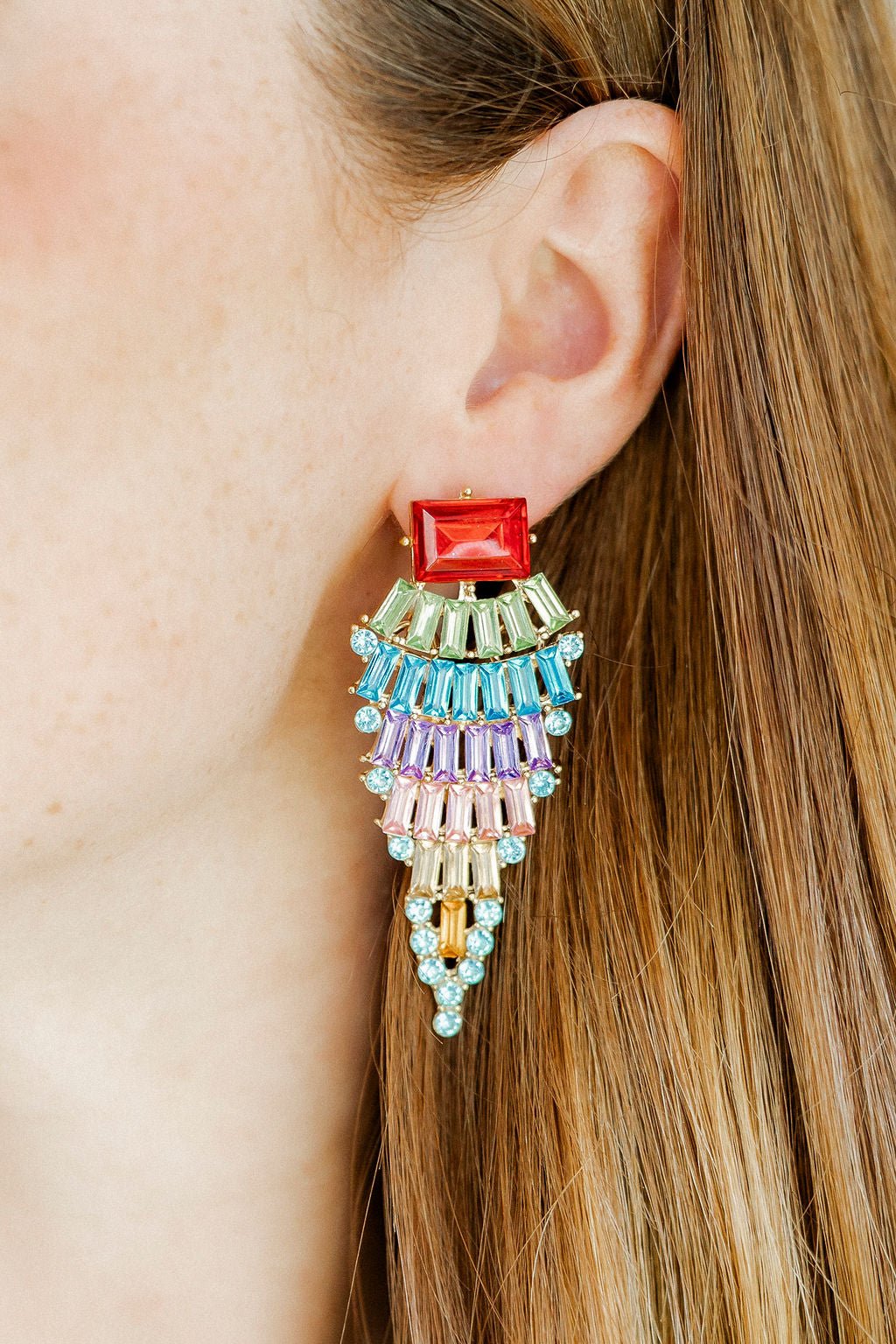 Mira Statement Earrings - Aaria Tees Aaria Tees