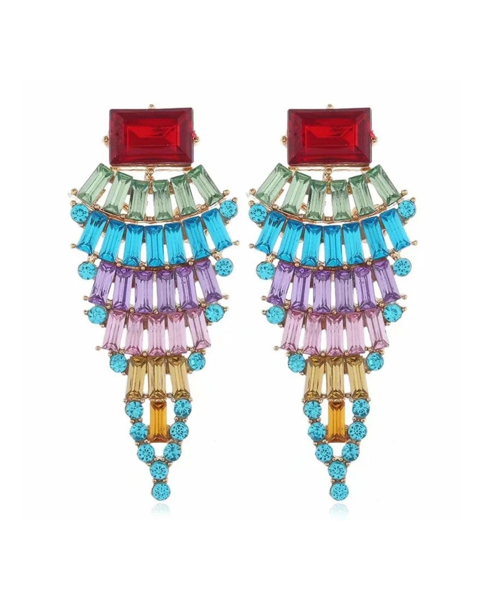 Mira Statement Earrings - Aaria Tees Aaria Tees