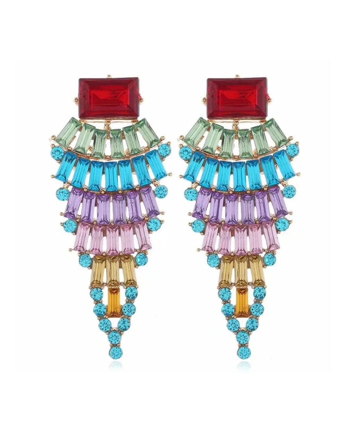 Mira Statement Earrings - Aaria Tees
