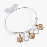 Mixed Symbol Multi-Charm Bangle - Aaria Tees Aaria Tees