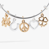Mixed Symbol Multi-Charm Bangle - Aaria Tees Aaria Tees