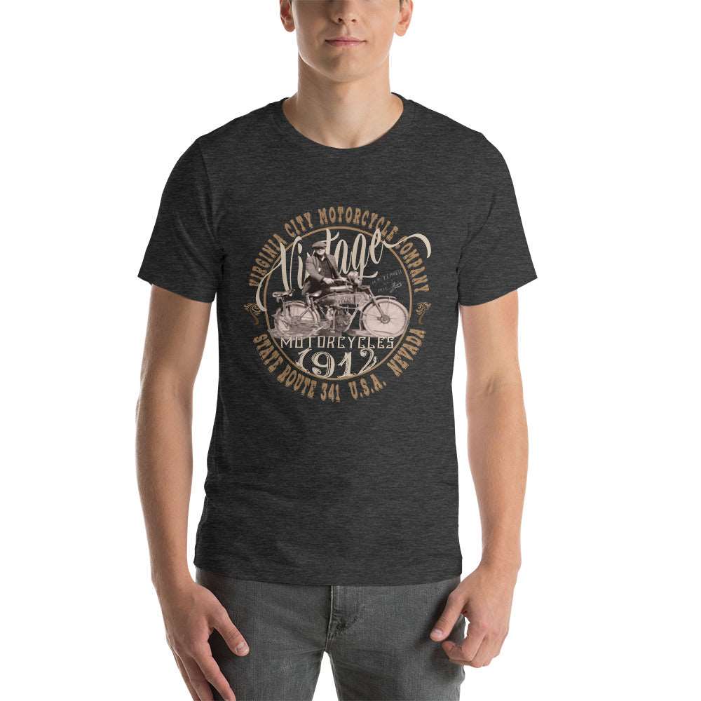 A 1912 Thor Motorcycle named Betsy |Men's T-Shirt | VCMCo. - Aaria Tees Aaria Tees