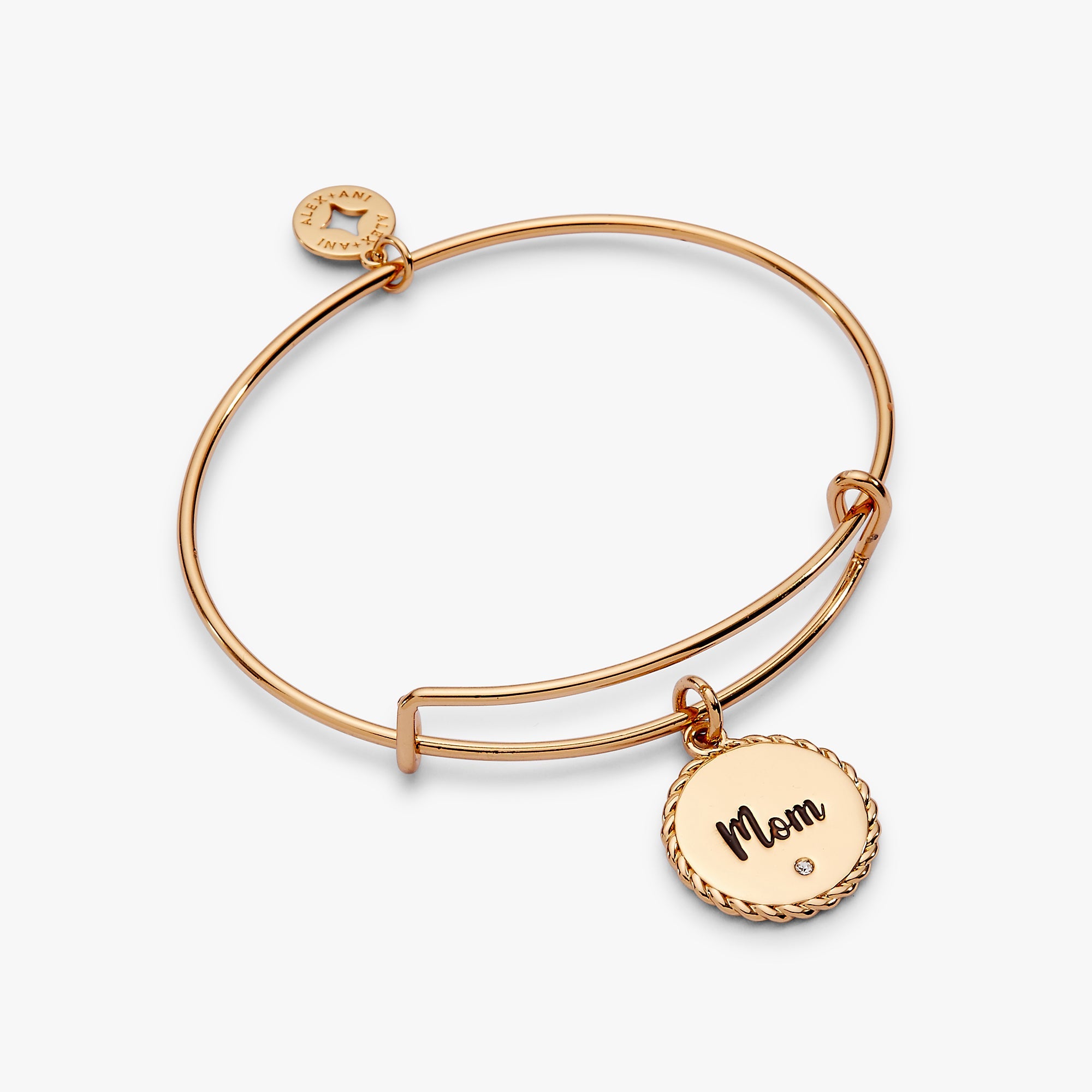 Mom 'Bonded By Love, Connected For Life' Charm Bangle - Aaria Tees Aaria Tees